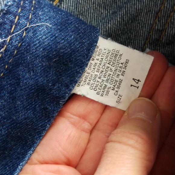 Vintage Lee Denim Jean Skirt - Picture 5 of 8